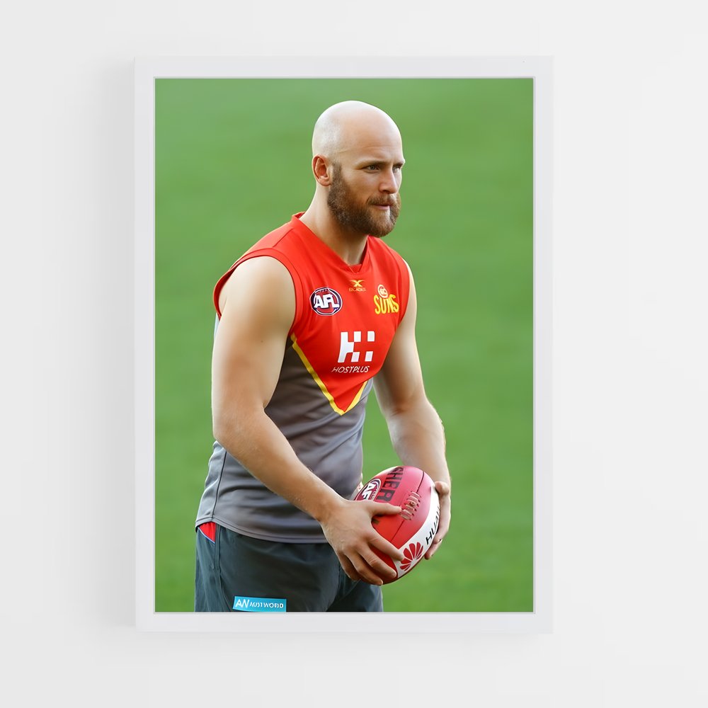 Poster Gary ablett – affiche Football australien (vue 3)